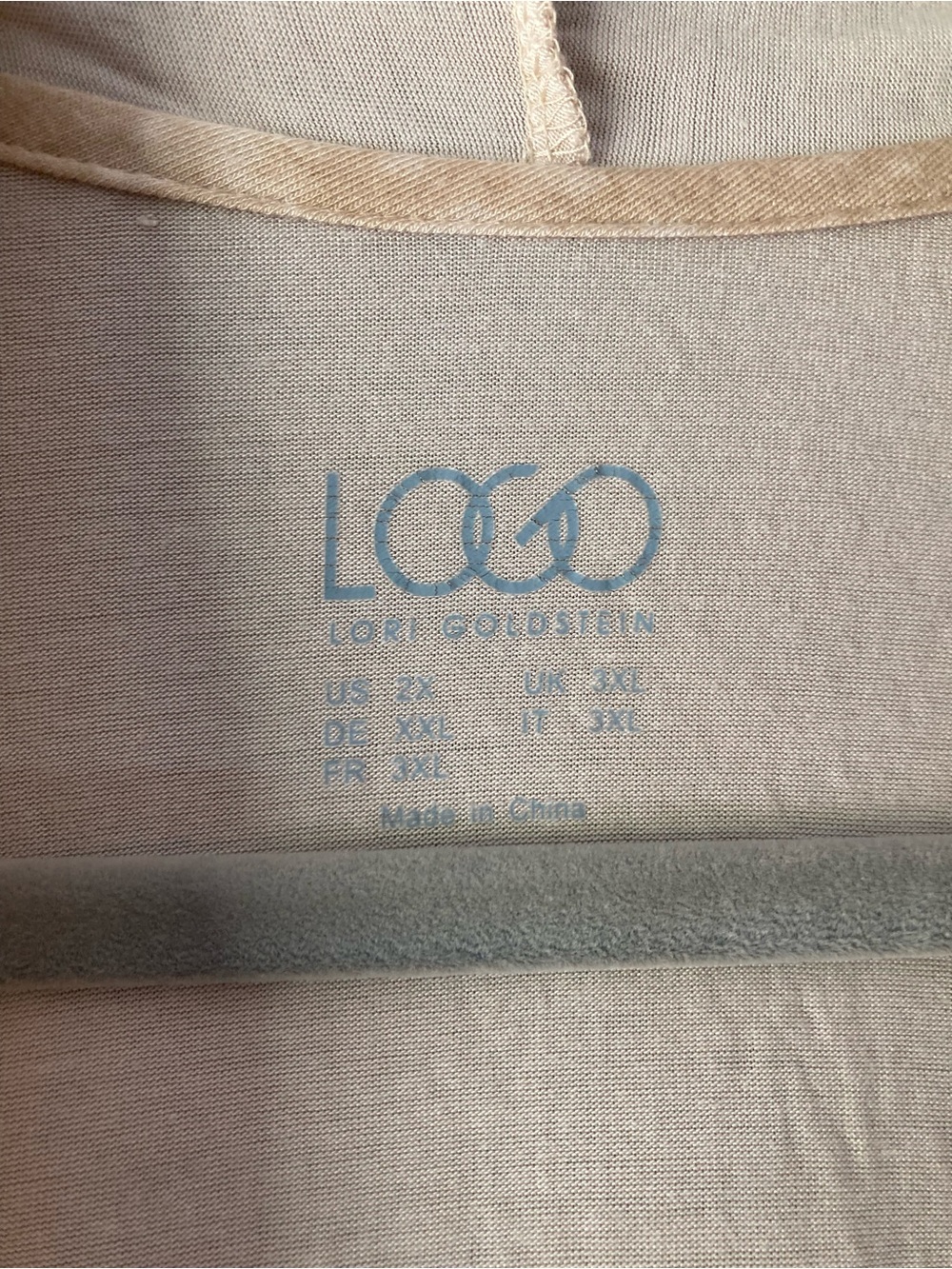 5/$15 Casual LOGO Tan Flowy Open Vest 2X - Picture 6 of 12